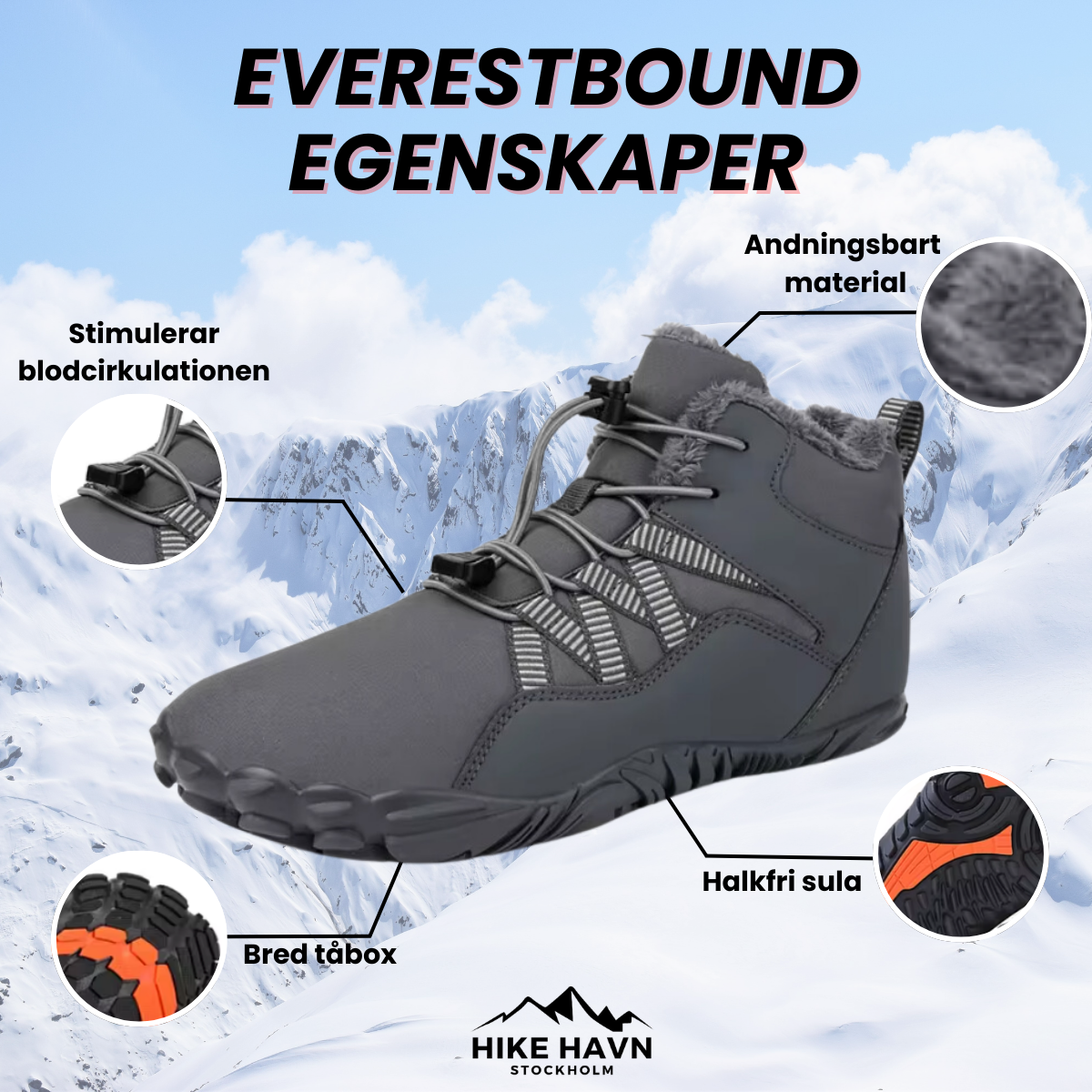 EverestBound - Vintervandringsskor