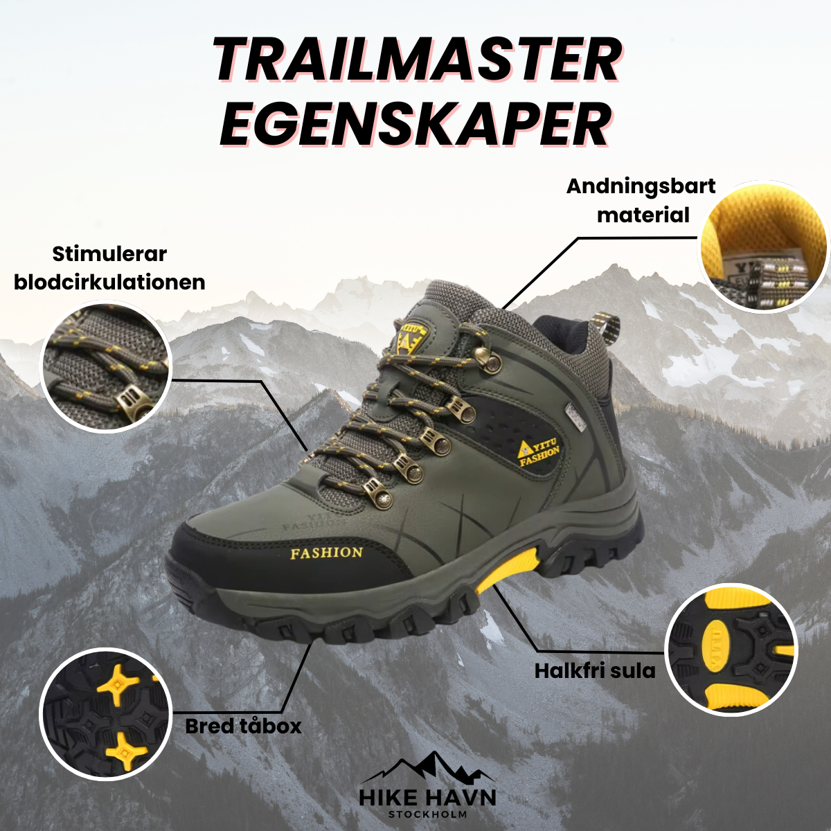 TrailMaster - All-Terrain Vattentäta Vandringskängor